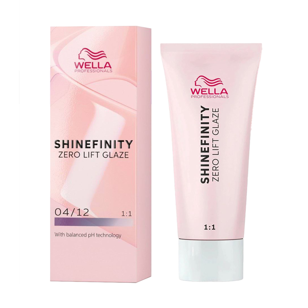 Напівперманентна фарба для волосся Wella Professionals Shinefinity Zero Lift Glaze 04/12 Cool Chia, 60 мл