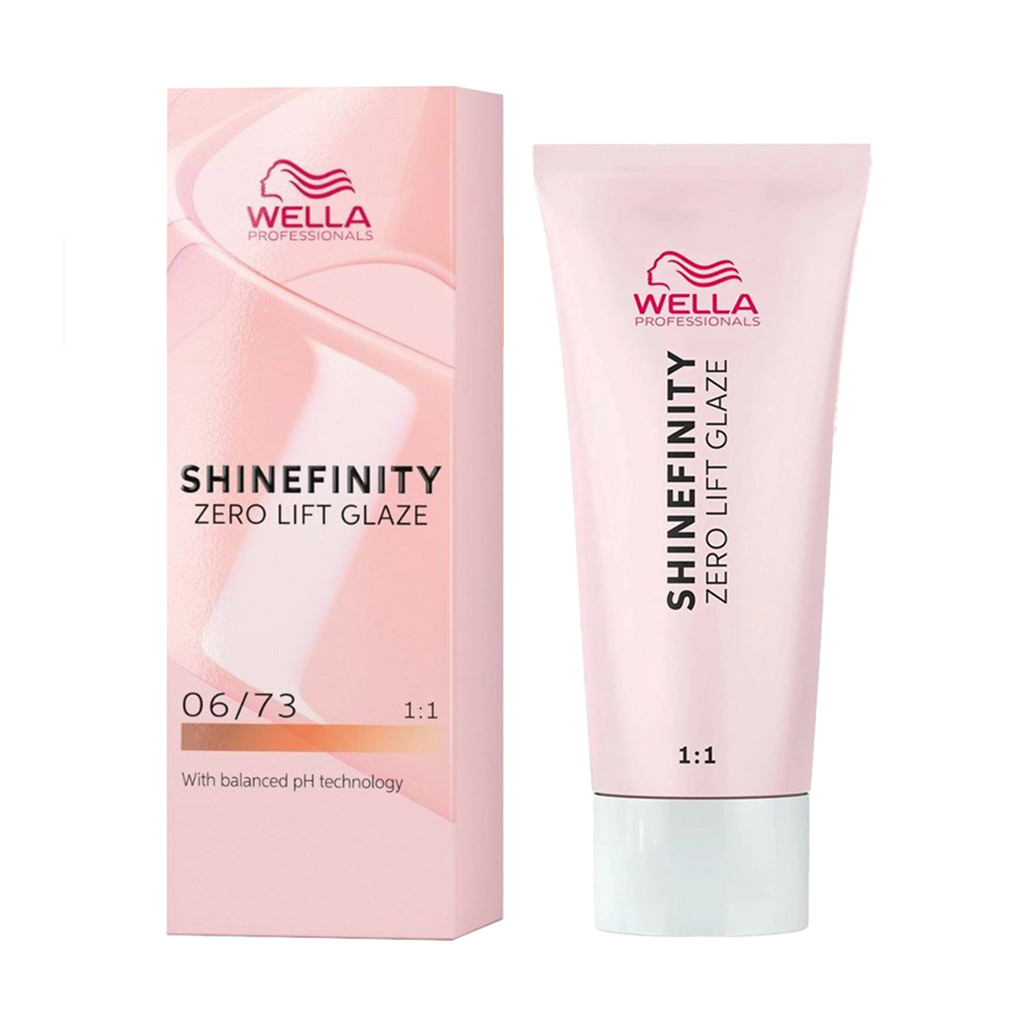 Напівперманентна фарба для волосся Wella Professionals Shinefinity Zero Lift Glaze 06/73 Caramel Chocolate, 60 мл